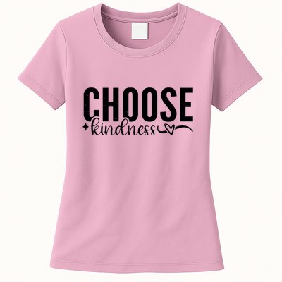 Choose Kindness Positive Quote Womens T-Shirt