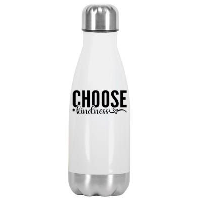 Choose Kindness Positive Quote Stainless Steel Insulated Water Bottle