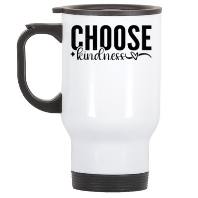 Choose Kindness Positive Quote Stainless Steel Travel Mug