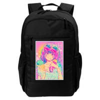 Cute Kawaii Pastel Anime Girl Pop Art Poster Backpack