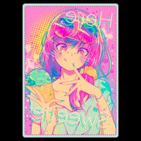 Cute Kawaii Pastel Anime Girl Pop Art Poster Backpack