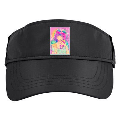 Cute Kawaii Pastel Anime Girl Pop Art Poster Adult Drive Performance Visor