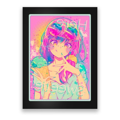 Cute Kawaii Pastel Anime Girl Pop Art Poster Poster