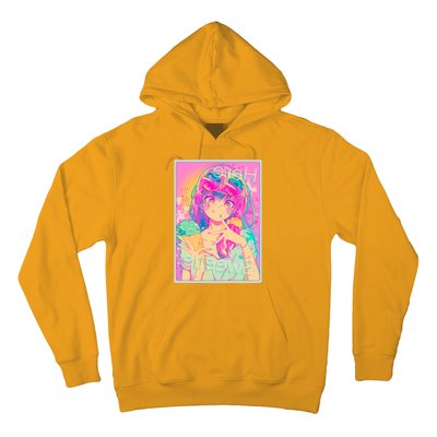 Cute Kawaii Pastel Anime Girl Pop Art Poster Hoodie