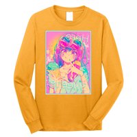 Cute Kawaii Pastel Anime Girl Pop Art Poster Long Sleeve Shirt