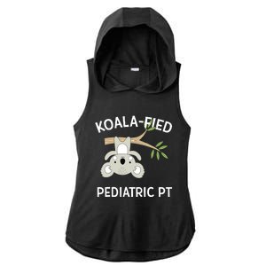 Cute Koala Pediatric PT Gift Physical Therapy Ladies PosiCharge Tri-Blend Wicking Draft Hoodie Tank