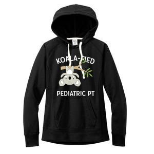 Cute Koala Pediatric PT Gift Physical Therapy Women's Fleece Hoodie