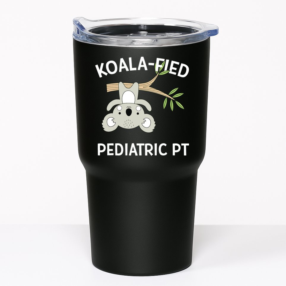 Cute Koala Pediatric PT Gift Physical Therapy Tumbler