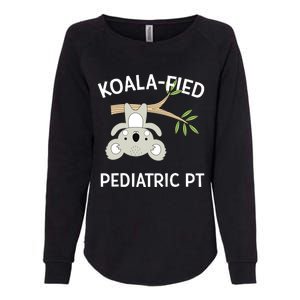 Cute Koala Pediatric PT Gift Physical Therapy Womens California Wash Sweatshirt