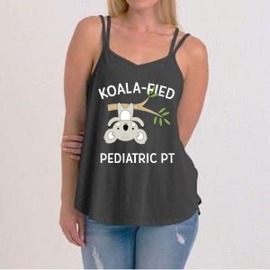 Cute Koala Pediatric PT Gift Physical Therapy Women's Strappy Tank