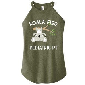 Cute Koala Pediatric PT Gift Physical Therapy Women's Perfect Tri Rocker Tank