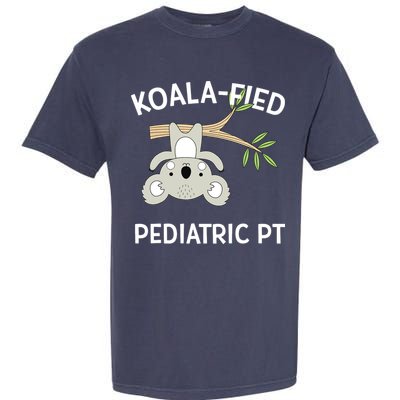 Cute Koala Pediatric PT Gift Physical Therapy Garment-Dyed Heavyweight T-Shirt
