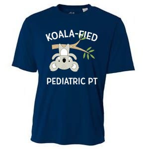 Cute Koala Pediatric PT Gift Physical Therapy Cooling Performance Crew T-Shirt