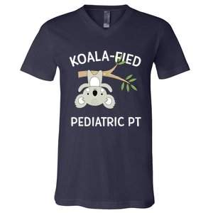 Cute Koala Pediatric PT Gift Physical Therapy V-Neck T-Shirt