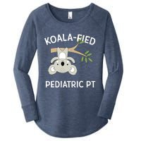 Cute Koala Pediatric PT Gift Physical Therapy Women's Perfect Tri Tunic Long Sleeve Shirt