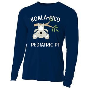 Cute Koala Pediatric PT Gift Physical Therapy Cooling Performance Long Sleeve Crew