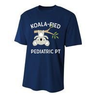 Cute Koala Pediatric PT Gift Physical Therapy Performance Sprint T-Shirt