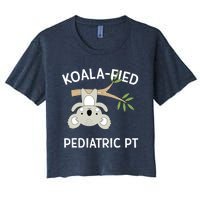 Cute Koala Pediatric PT Gift Physical Therapy Women's Crop Top Tee