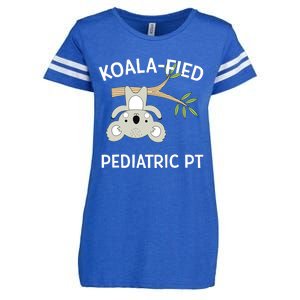 Cute Koala Pediatric PT Gift Physical Therapy Enza Ladies Jersey Football T-Shirt