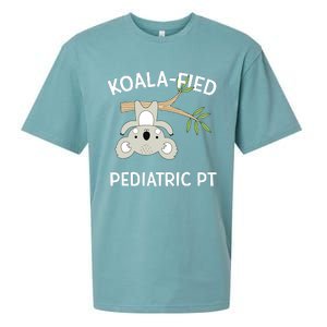 Cute Koala Pediatric PT Gift Physical Therapy Sueded Cloud Jersey T-Shirt