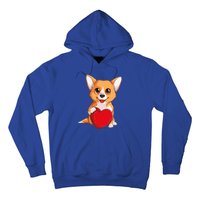 Cute Kawaii Puppies Pet Corgi Dog Valentines Day Gift Hoodie