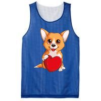 Cute Kawaii Puppies Pet Corgi Dog Valentines Day Gift Mesh Reversible Basketball Jersey Tank