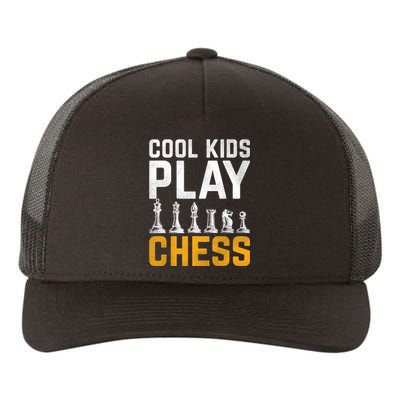 Cool Kids Play Chess Gift Yupoong Adult 5-Panel Trucker Hat