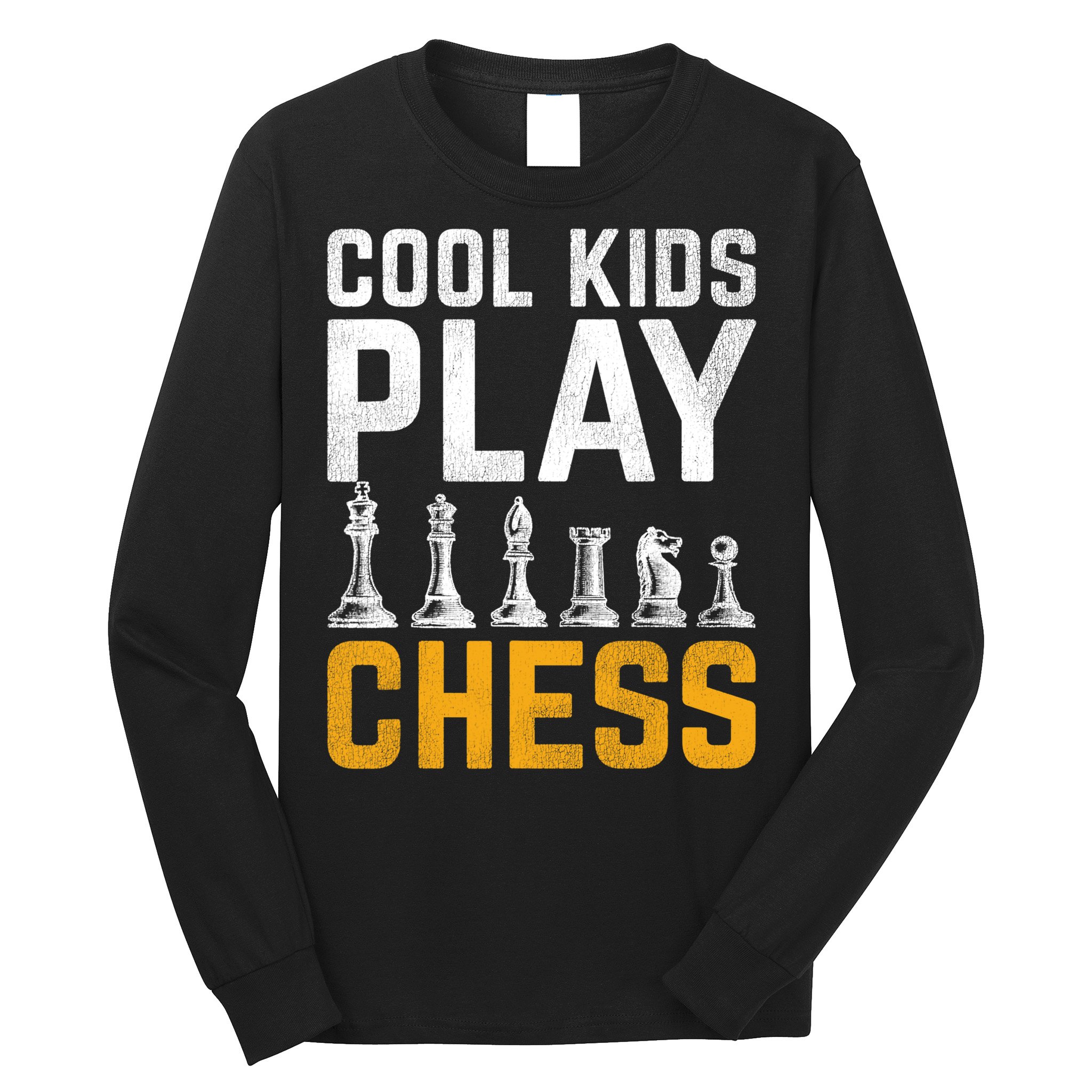 Cool Kids Play Chess Gift Long Sleeve Shirt