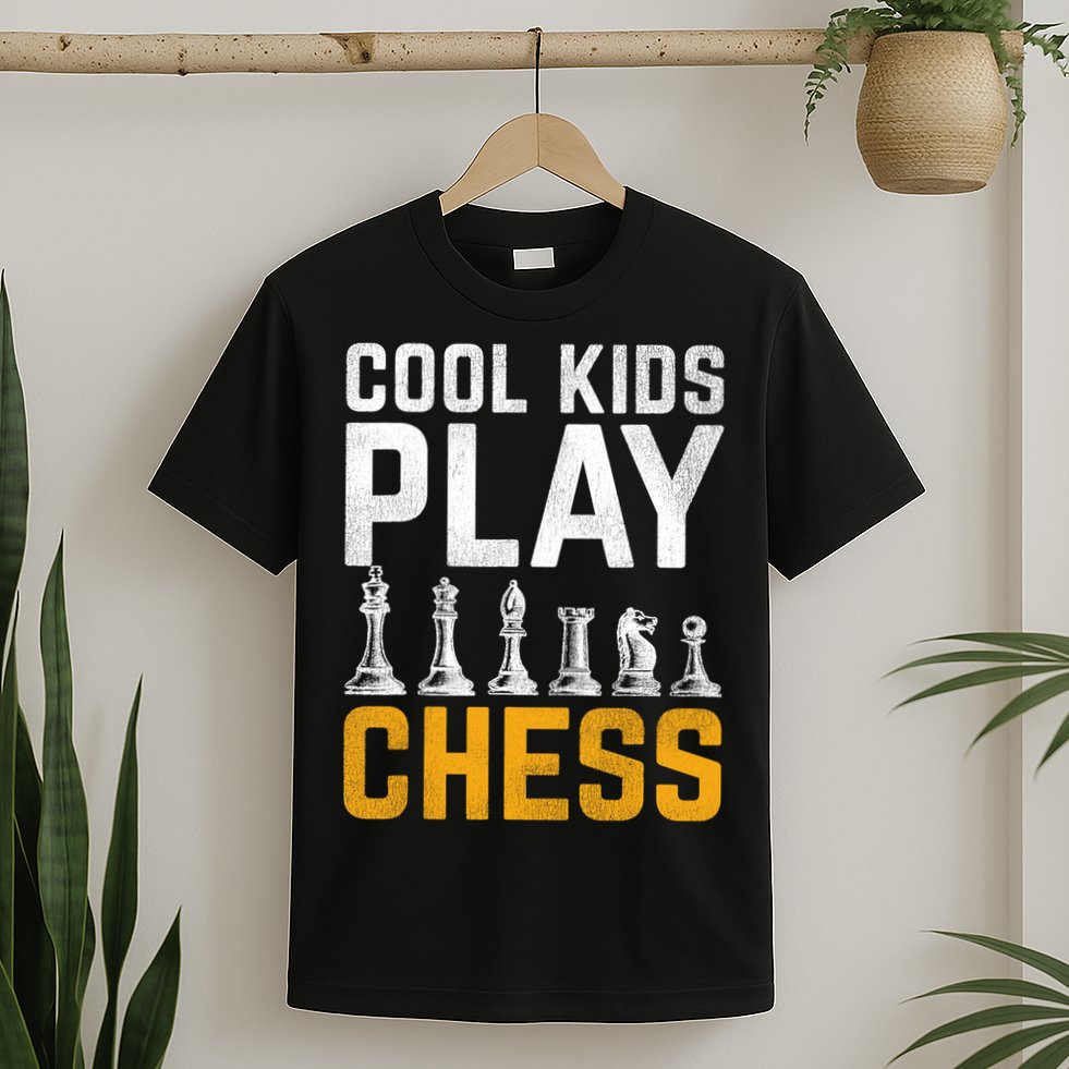 Cool Kids Play Chess Gift T-Shirt