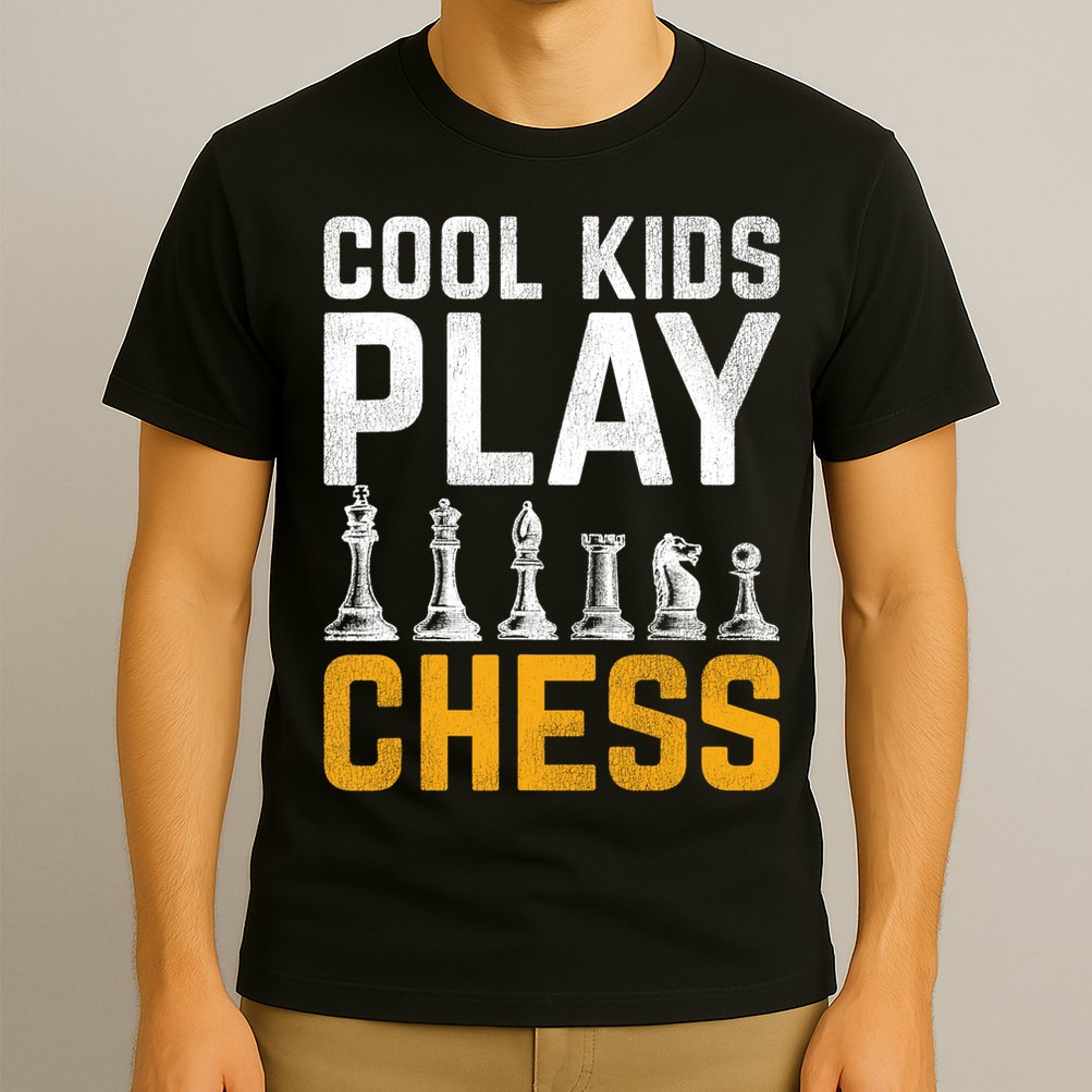 Cool Kids Play Chess Gift T-Shirt