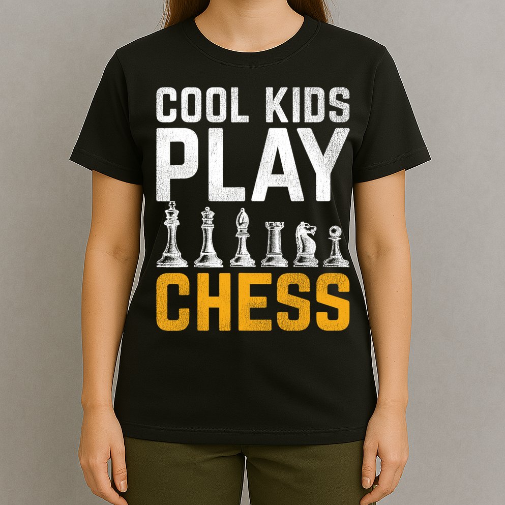 Cool Kids Play Chess Gift T-Shirt