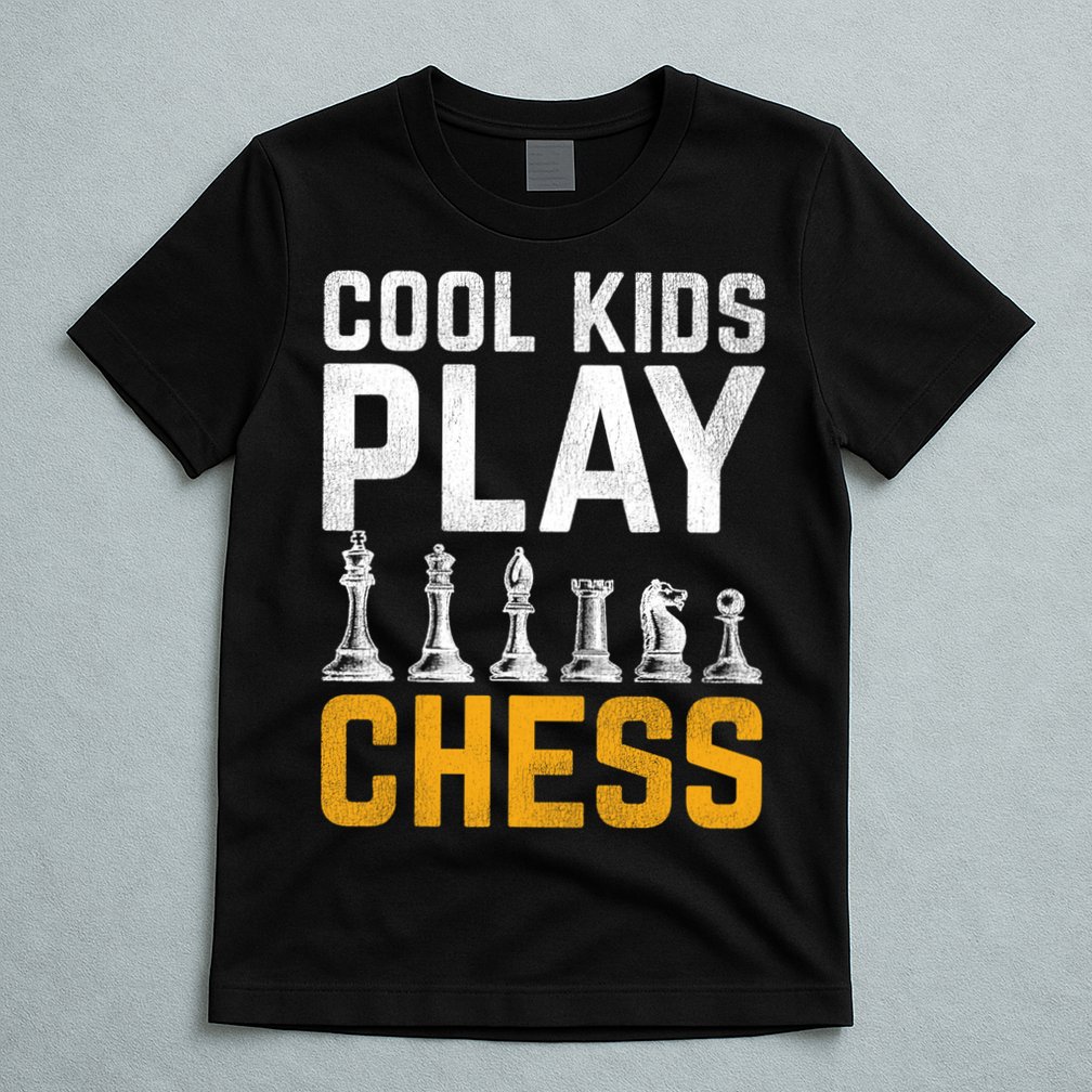 Cool Kids Play Chess Gift T-Shirt