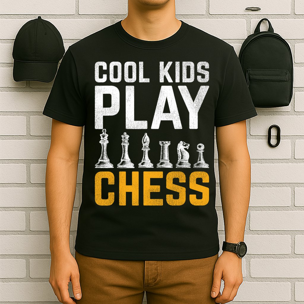 Cool Kids Play Chess Gift T-Shirt