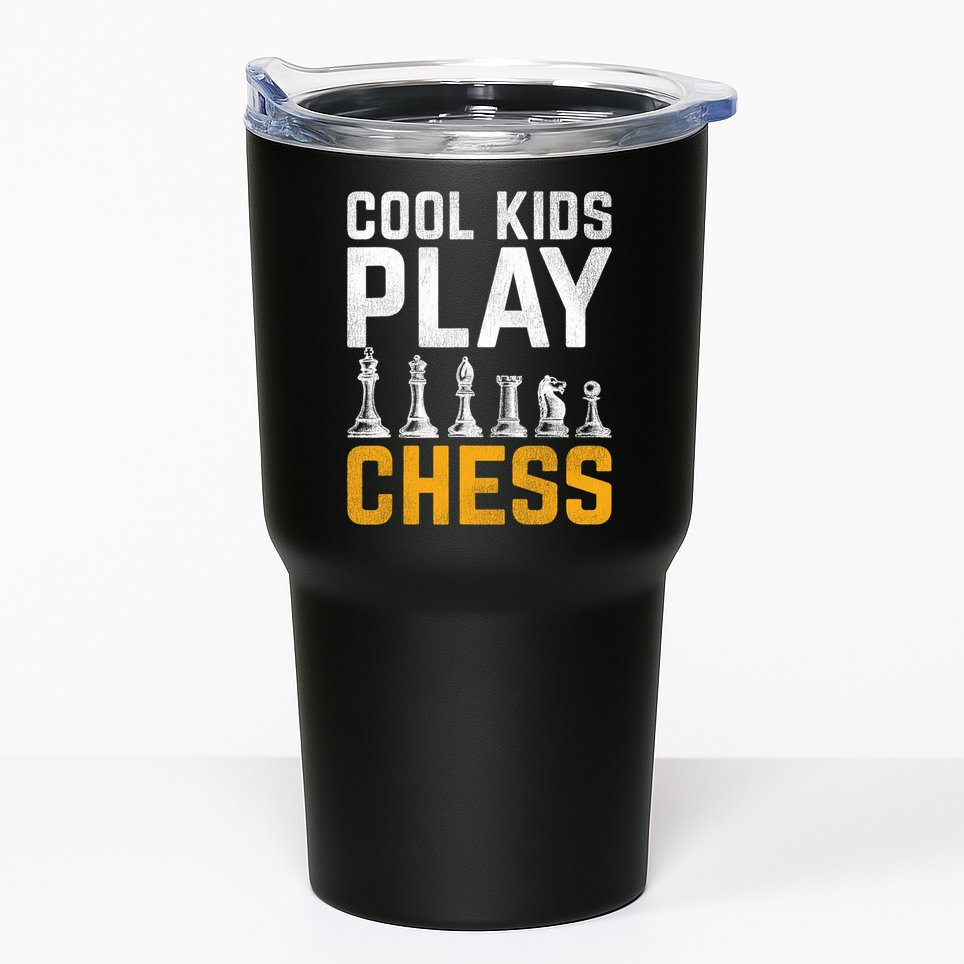 Cool Kids Play Chess Gift Tumbler
