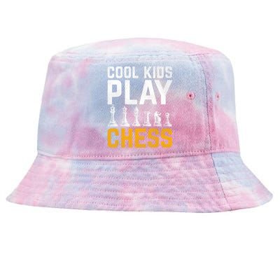 Cool Kids Play Chess Gift Tie-Dyed Bucket Hat