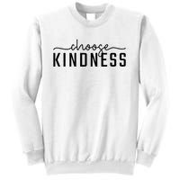 Choose Kindness Print Be Kind Inspirational Sweatshirt