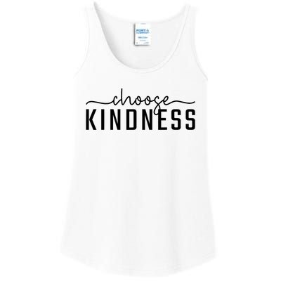 Choose Kindness Print Be Kind Inspirational Ladies Essential Tank