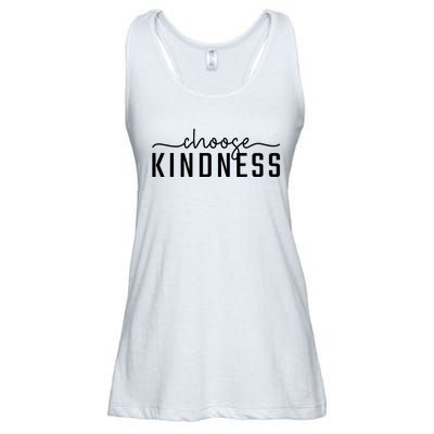 Choose Kindness Print Be Kind Inspirational Ladies Essential Flowy Tank