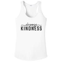 Choose Kindness Print Be Kind Inspirational Ladies PosiCharge Competitor Racerback Tank