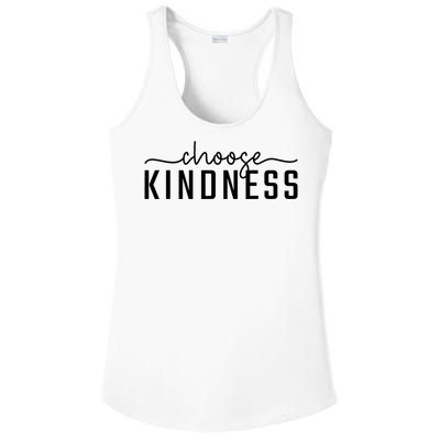 Choose Kindness Print Be Kind Inspirational Ladies PosiCharge Competitor Racerback Tank