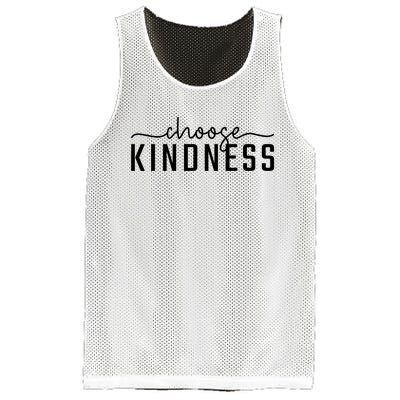 Choose Kindness Print Be Kind Inspirational Mesh Reversible Basketball Jersey Tank