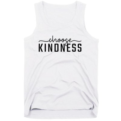 Choose Kindness Print Be Kind Inspirational Tank Top