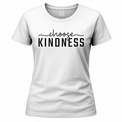 Choose Kindness Print Be Kind Inspirational Women's T-Shirt