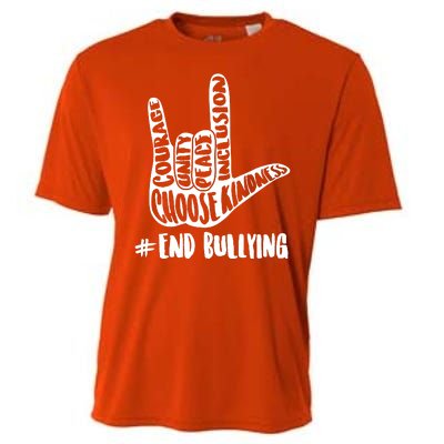 Choose Kindness Rock On # End Bullying Cooling Performance Crew T-Shirt