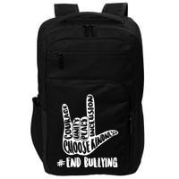 Choose Kindness Rock On # End Bullying Impact Tech Backpack