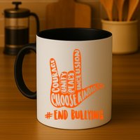 Choose Kindness Rock On # End Bullying Mug