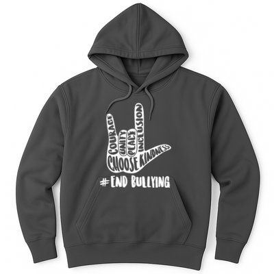 Choose Kindness Rock On # End Bullying Hoodie