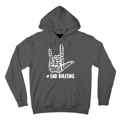 Choose Kindness Rock On # End Bullying Hoodie