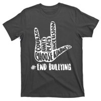 Choose Kindness Rock On # End Bullying T-Shirt