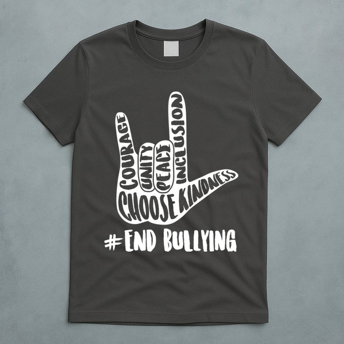 Choose Kindness Rock On # End Bullying T-Shirt